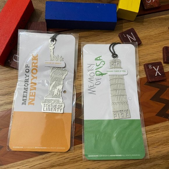 4 Pack Famous Locations - Silver Bookmarks - Picture 9 of 11